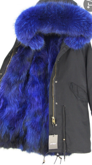 Парка женская на меху, размер 40-42