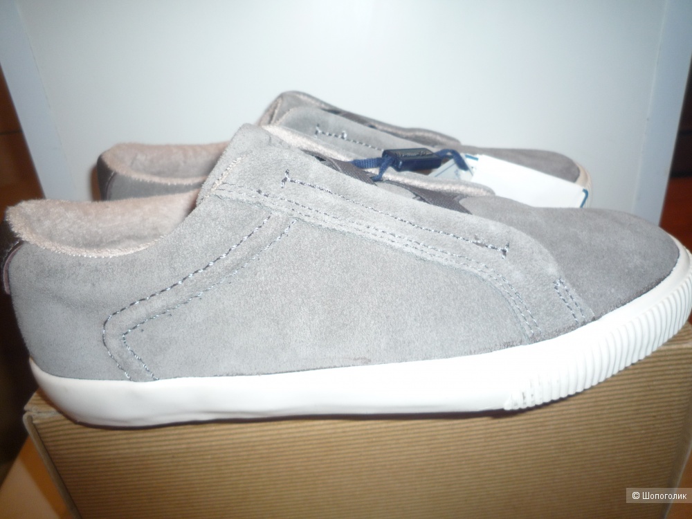 Замшевые кеды / слипоны Massimo Dutti 35 разме