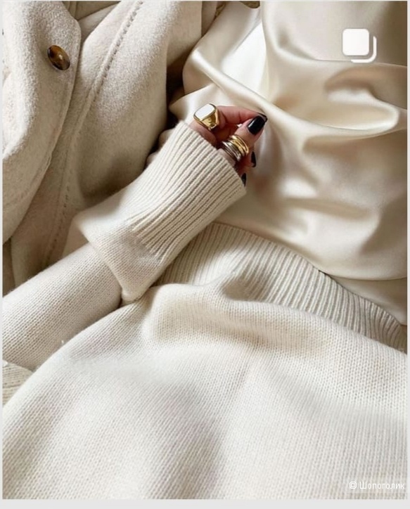 Джемпер из кашемира и шерсти, 12storeez, размер М