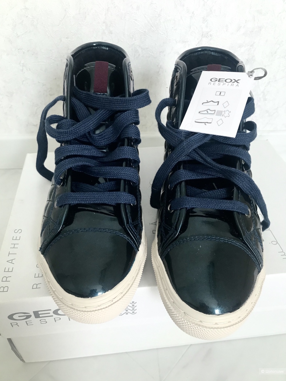 Высокие кроссовки GEOX, 36 размер