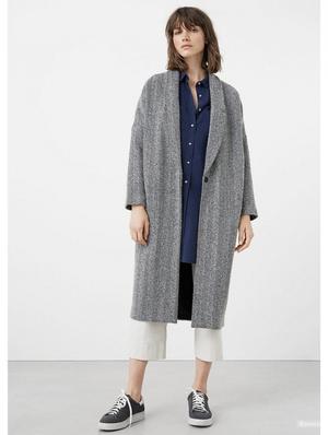 Шерстяное пальто Mango XS-S