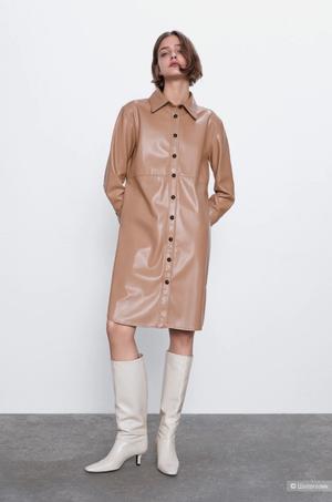 Платье рубашка ZARA размер S
