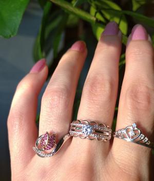 Набор колец, SOKOLOV, 18.5