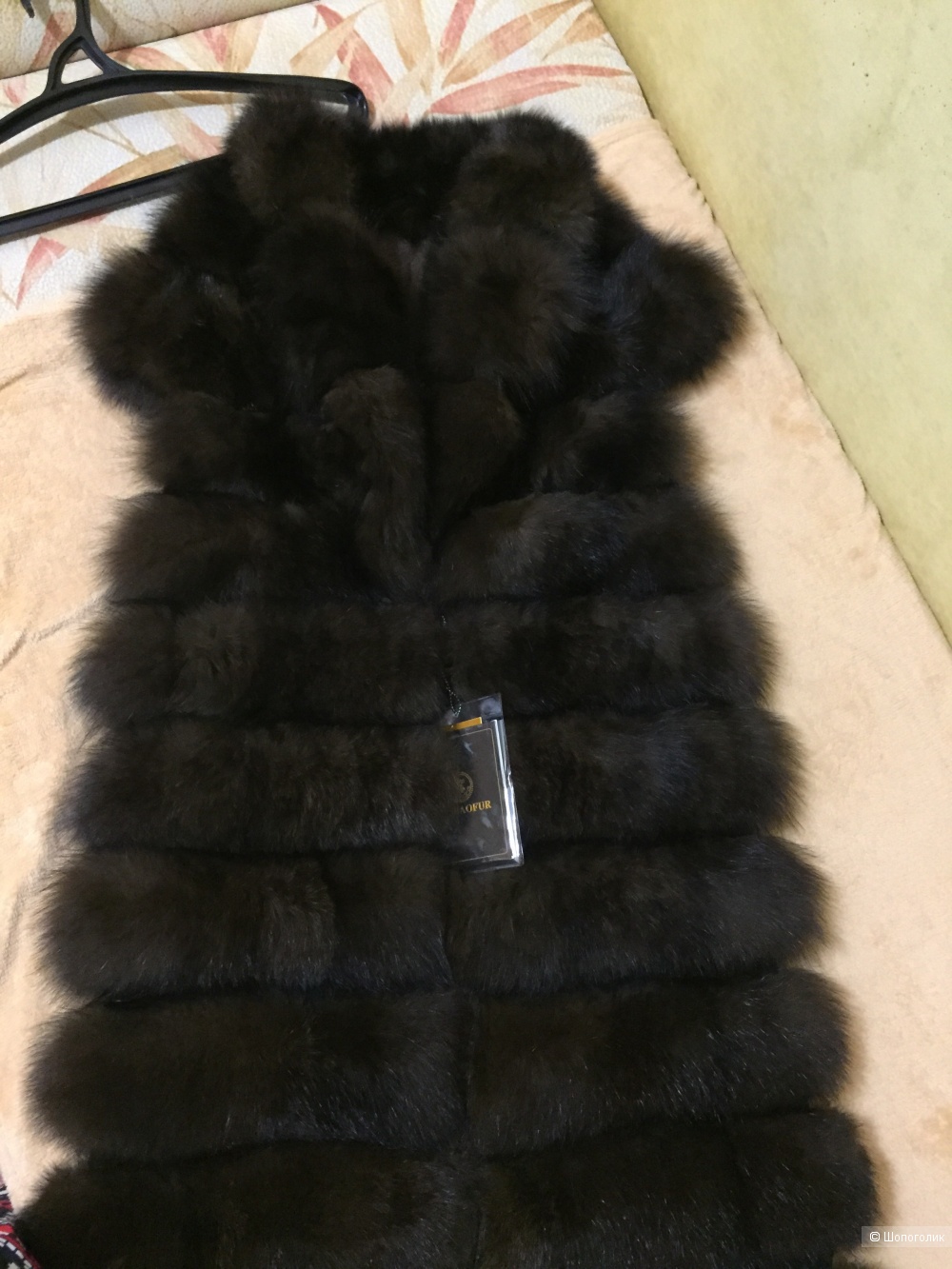 Жилет-трансформер из песца, размер XS