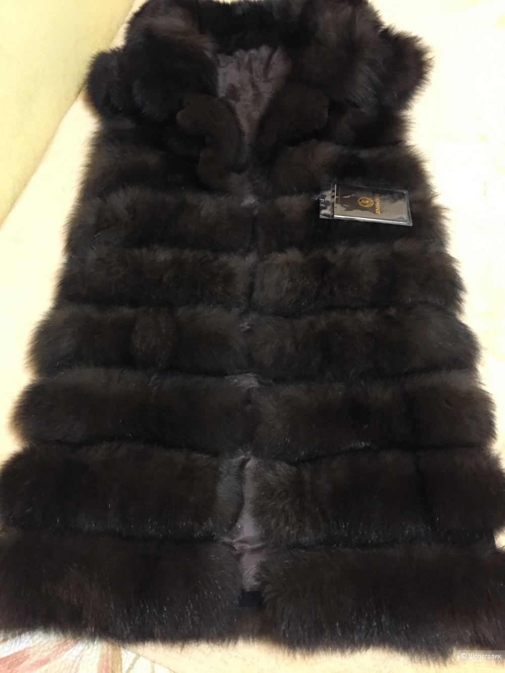 Жилет-трансформер из песца, размер XS