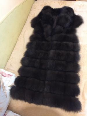 Жилет-трансформер из песца, размер XS