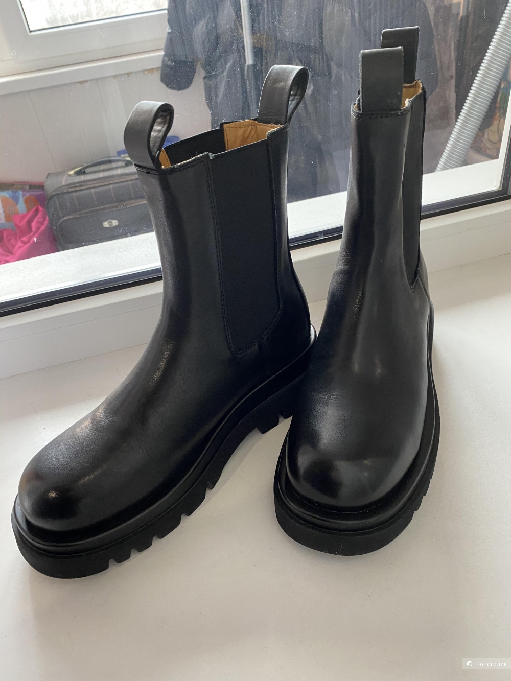 Ботинки в стиле Боттега 39 р-р