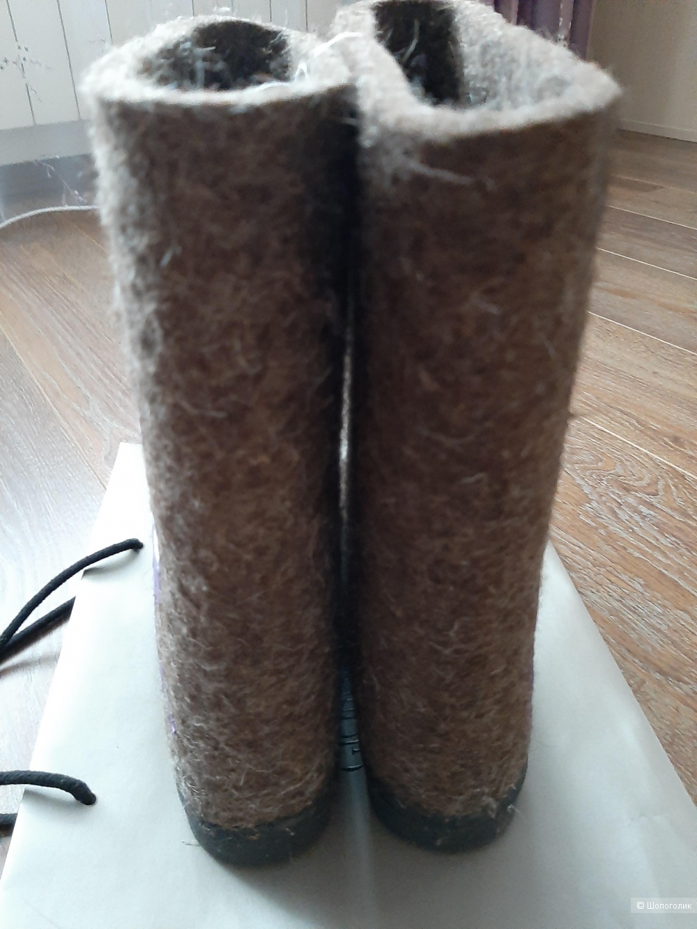 Валенки женские "Русь" с вышивкой, 260 (по стельке 25 см)