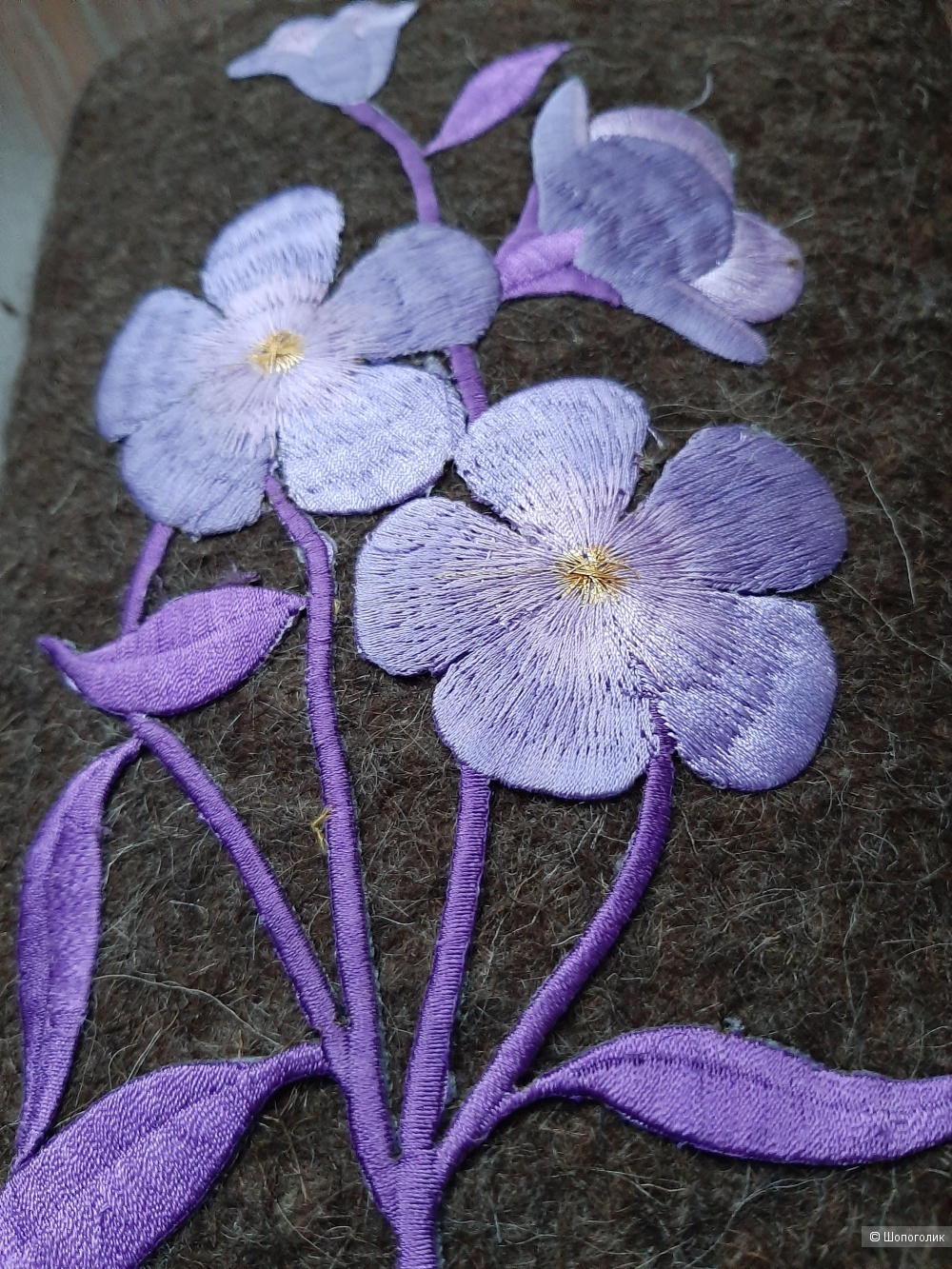 Валенки женские "Русь" с вышивкой, 260 (по стельке 25 см)