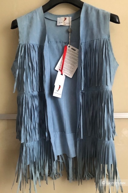 Замшевый жилет JUST FOR LUCK,46IT