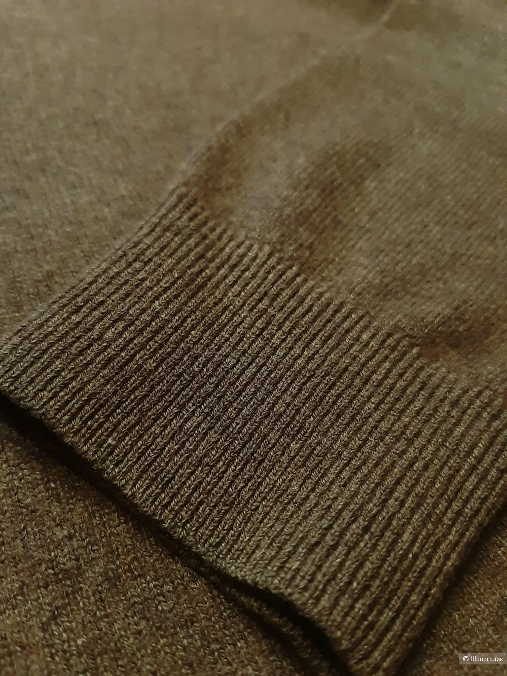 Свитер  COS, зеленый хром, размер  S