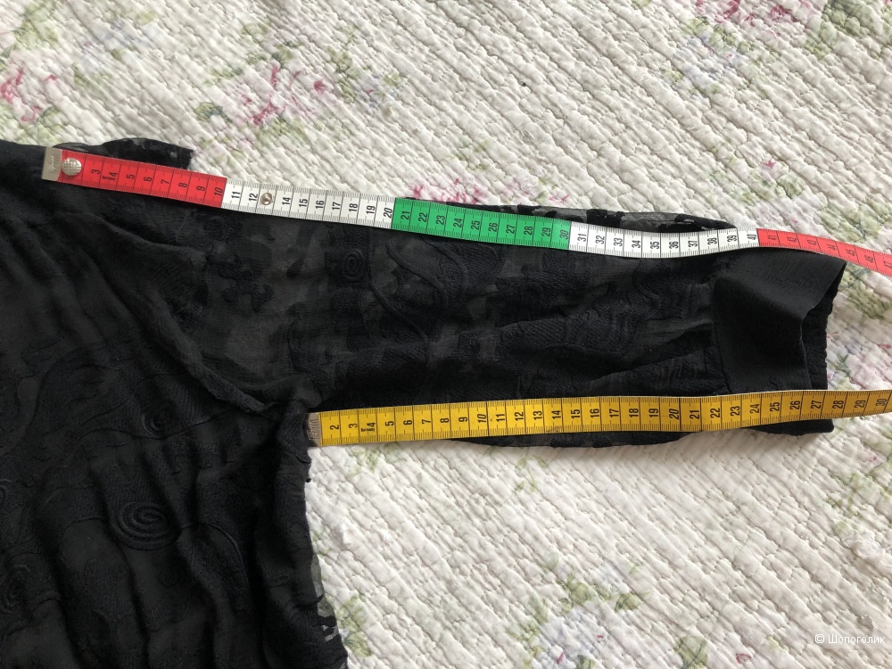 IRO мини-платье из шифона с вышивкой и шелком 38 FR, 44 RU