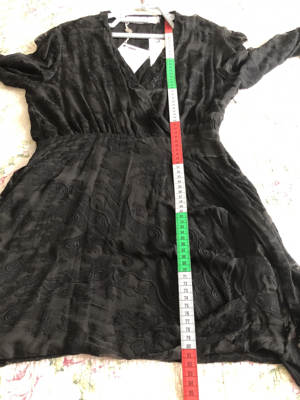 IRO мини-платье из шифона с вышивкой и шелком 38 FR, 44 RU