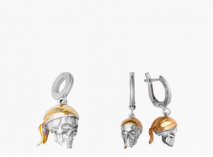 Комплект серебряных украшений "Ветер странствий"