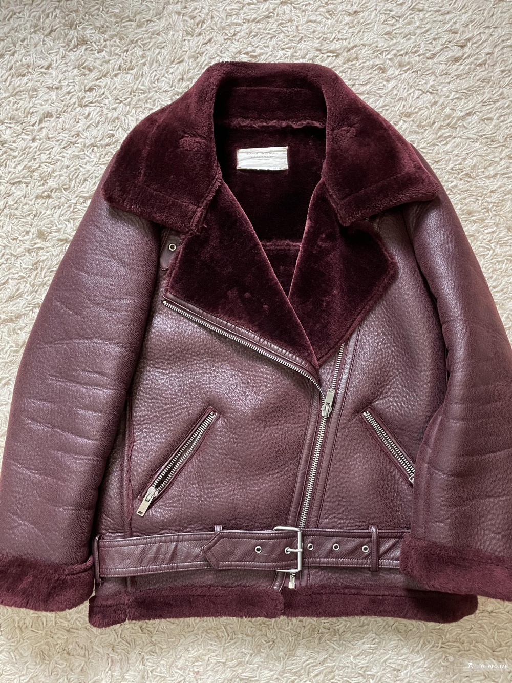 Дубленка « ZARA », размер S