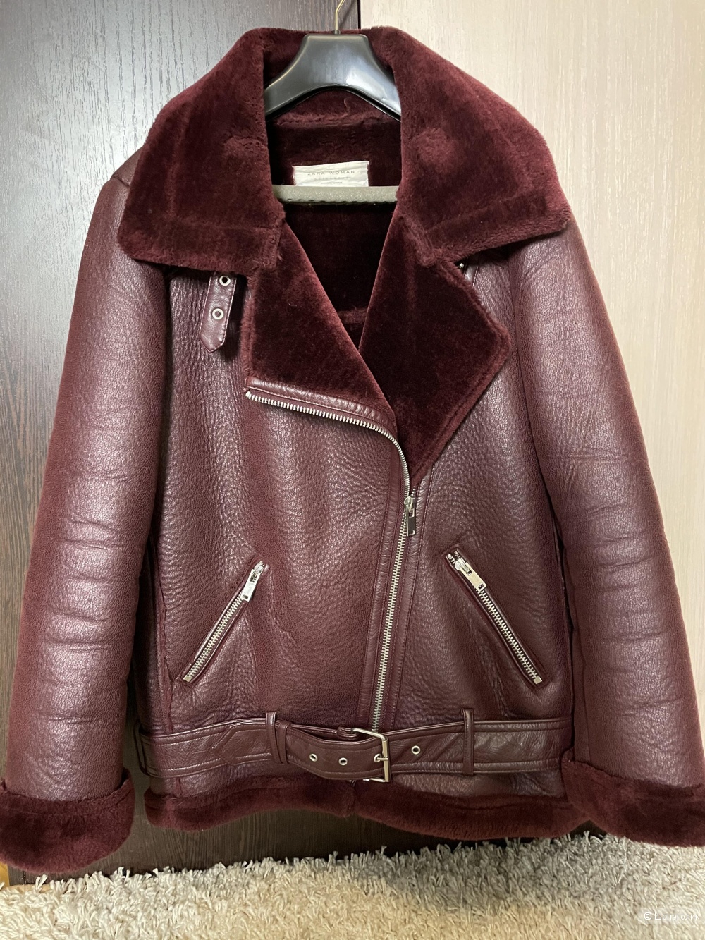 Дубленка « ZARA », размер S