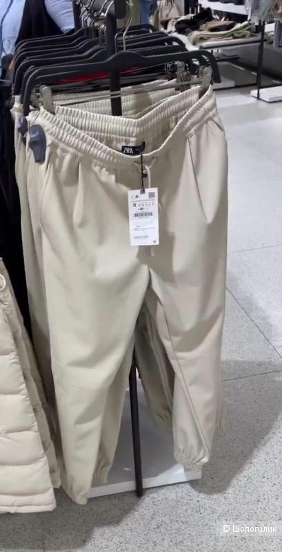 Кожаные брюки ZARA, размер S/M
