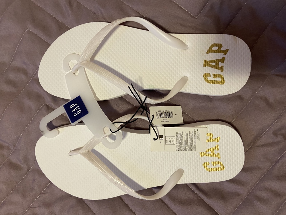 Пляжные тапки gap , размер 37