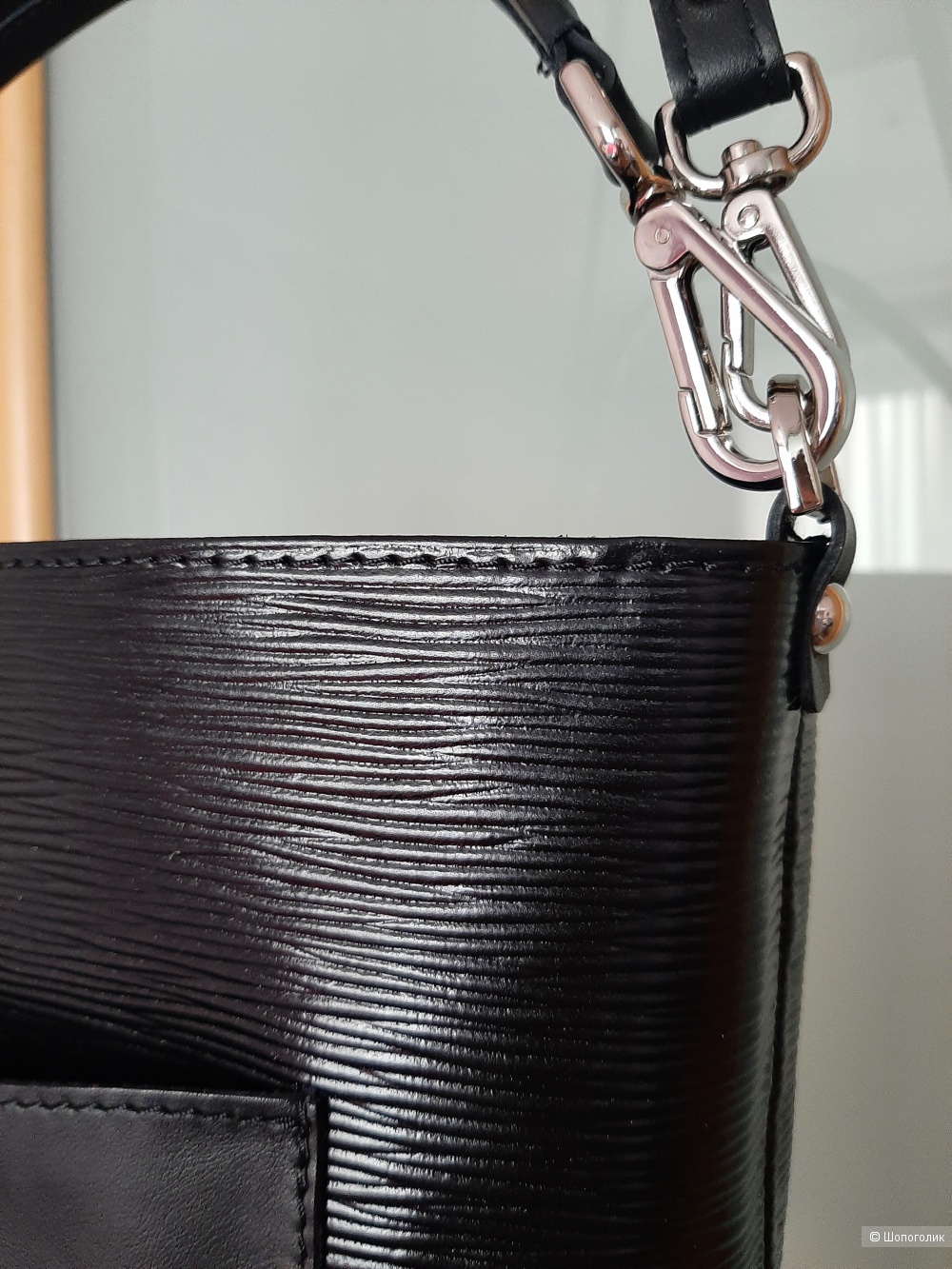 Сумка S.Fiorentino из кожи с разными фактурами, one size