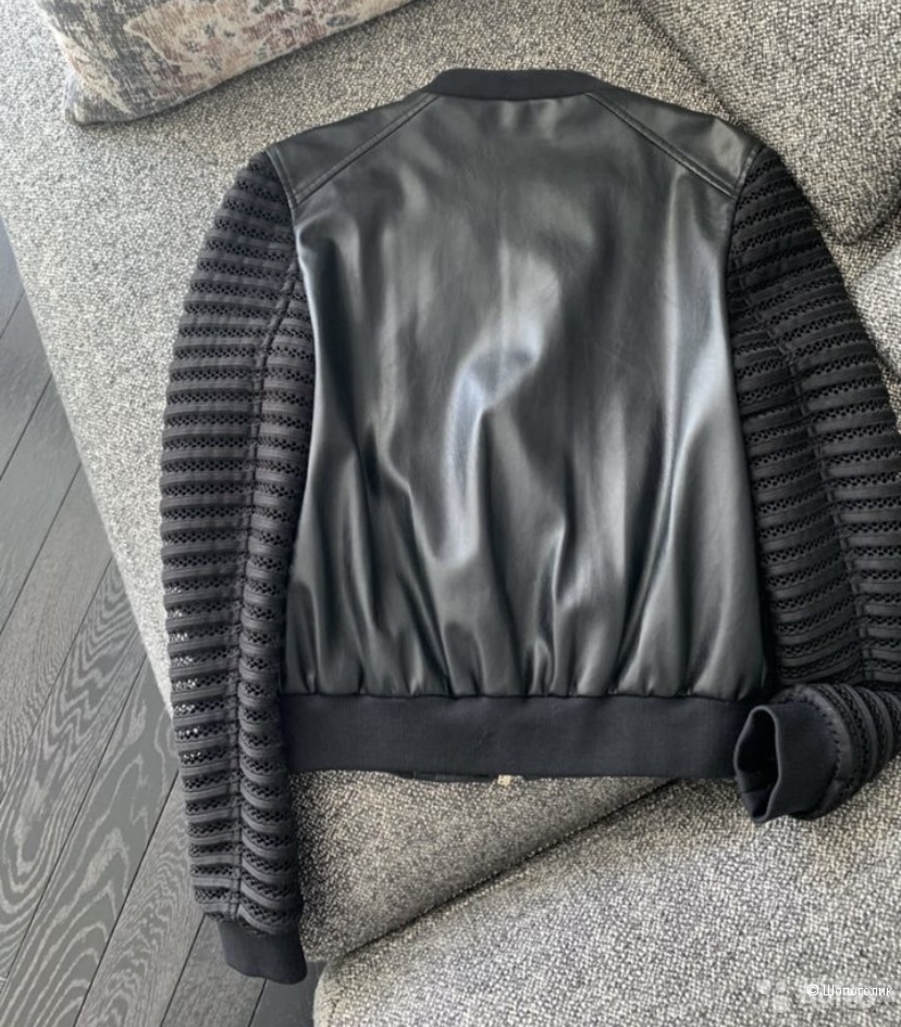 Кожаная курткa - бомбер Guess размер S ( 40-42)