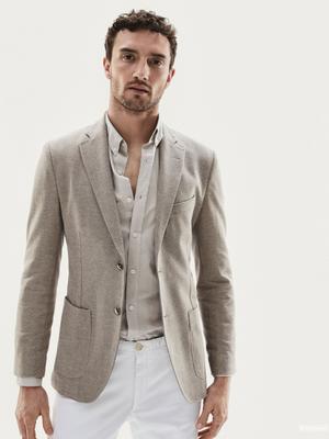 Мужской пиджак massimo dutti, размер 54+-