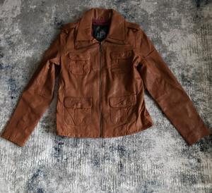 Кожаная куртка GET, p. M