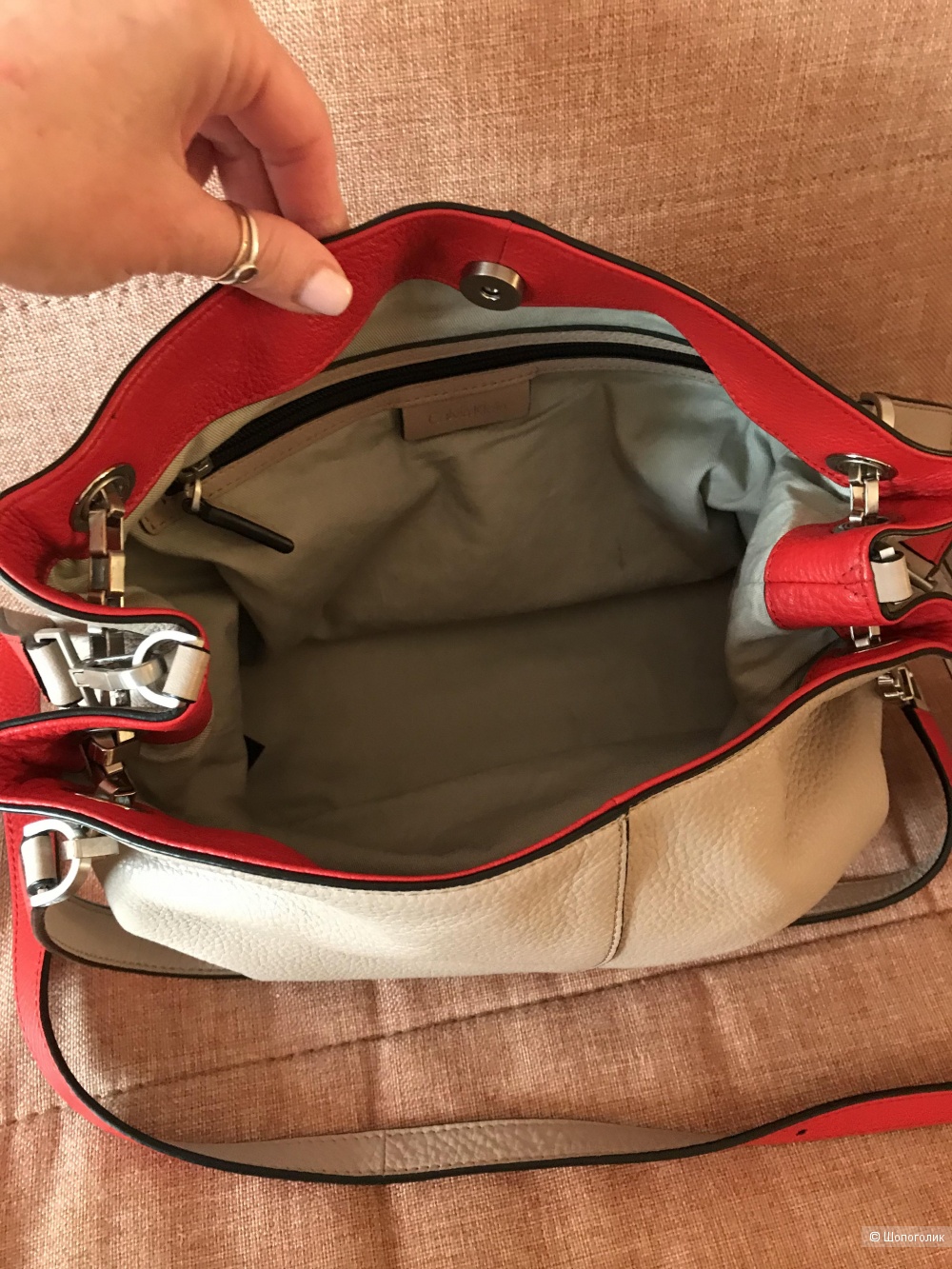 Сумка женская кожаная Calvin Klein