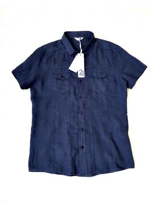 Рубашка лён Club 21,50 размер.