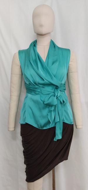 Блуза с драпировкой List, M-XL