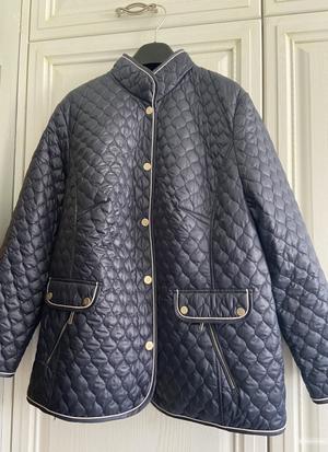 Женская стёганная куртка Barbara Lebek, размер 58