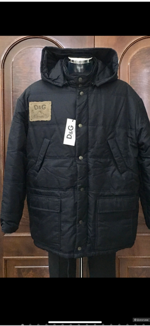 Мужская куртка пуховик Dolce&Gabanna 54размер