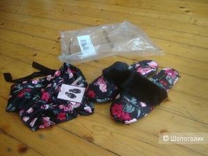 Victoria secret тапочки в подарочном мешочке М
