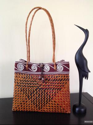 Сумка из натуральной соломки