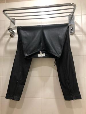 Кожаные  брюки Mango Premium Edition. Размер  XS-S.