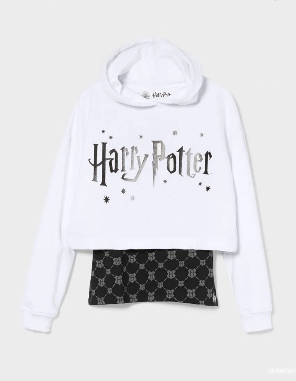Сет: кроп-худи и топ Harry Potter р.164-170