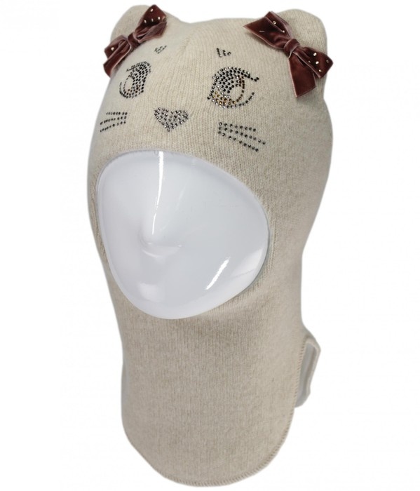 Шапка-шлем Kotik для девочки 12 мес