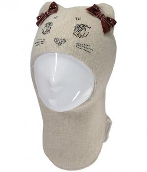 Шапка-шлем Kotik для девочки 12 мес