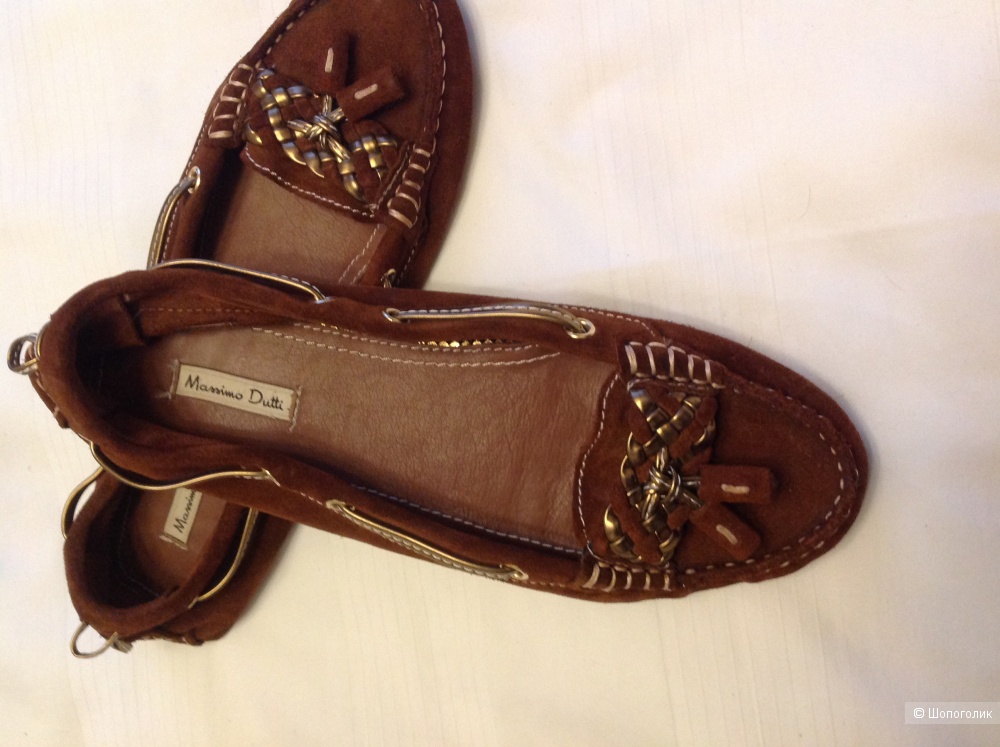 Лоферы Massimo Dutti, размер 38