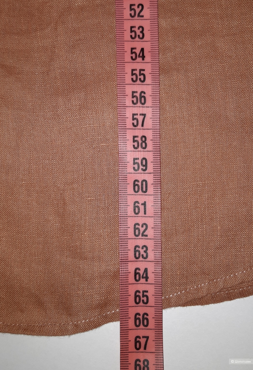 Льняная рубашка uniqlo, размер 46+-