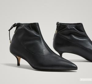 Кожаные ботильоны Massimo Dutti 40 размера