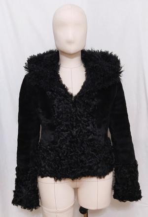 Короткая дублёнка из натурального меха, Neohit, 46 р