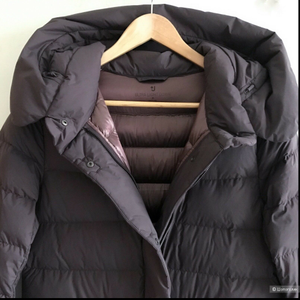 Пуховик Uniqlo +J коллаборация с Jil Sander S фиолетовый