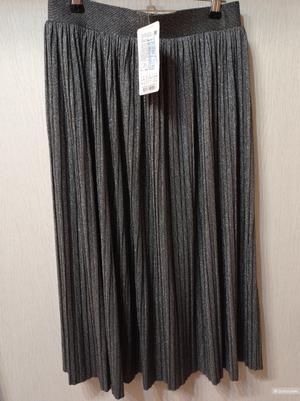 Юбка плиссе люрекс р. 46 Oodji