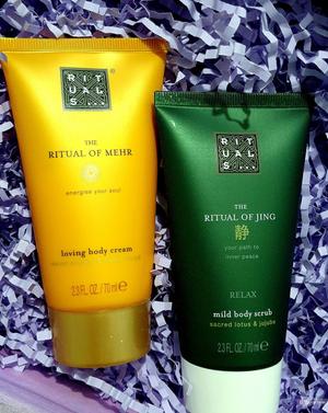 Сет rituals скраб 70мл и крем для тела 70мл