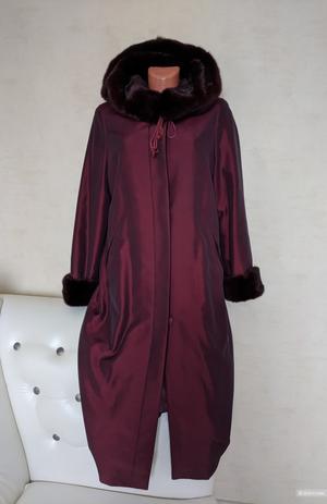 Пальто на утеплителе из кролика Engdide, р 46-48