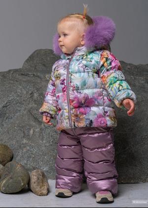 Детский пуховой костюм Chepe Premium (куртка,комбинезон) 98см 3года
