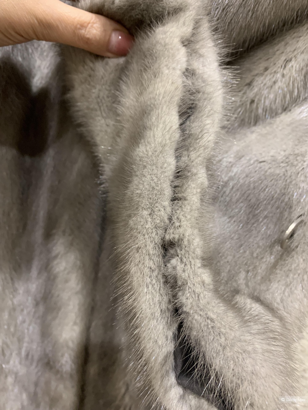 Норковая шуба ноунейм L\XL