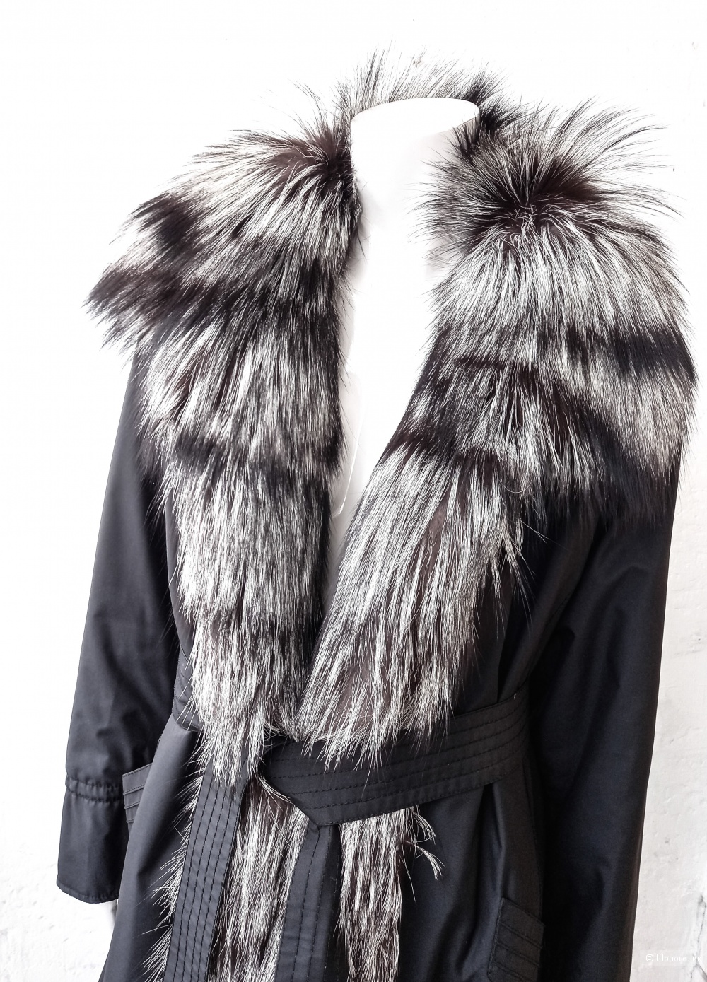 Пальто пихора куртка с мехом Rolf  Schulte  Германия M L