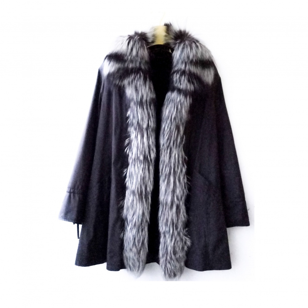 Пальто пихора куртка с мехом Rolf  Schulte  Германия M L