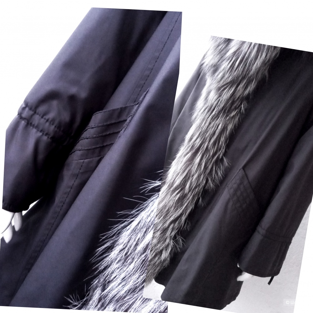 Пальто пихора куртка с мехом Rolf  Schulte  Германия M L